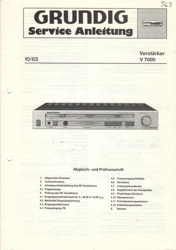 Grundig manuale servizio - di,