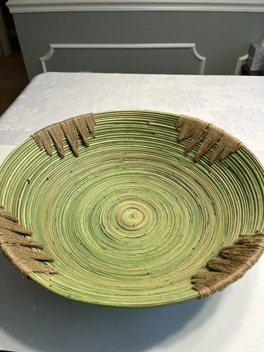 Ciotola legno intrecciato - legno,