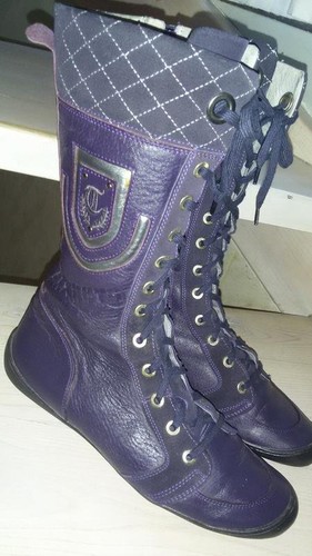 Stivali camper donna pelle