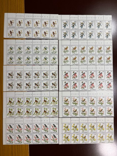 San marino 1972 serie uccelli - 1972,