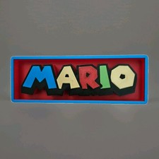 Mario logo insegna 16cm - , nerd