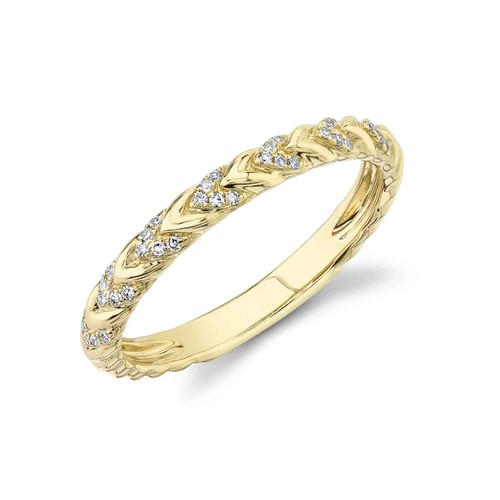 14k oro giallo anello - oro, diamante