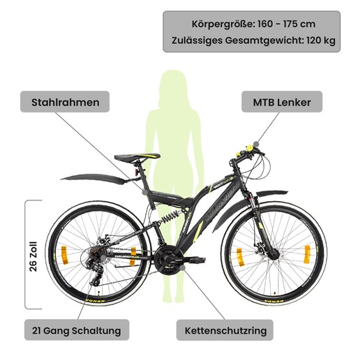 Bicicletta mtb mountain bike - bicicletta,