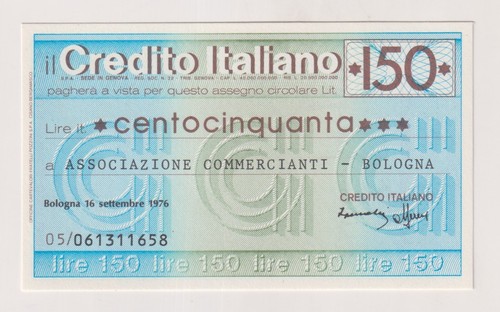 Miniassegni credito italiano - miniassegni,