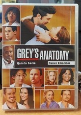 GREY'S ANATOMY QUINTA SERIE DVD 7 DISCHI CONSEGNA 24/48H CON BRT