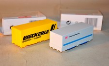 WIKING - Un CONTAINER e un CASSONE TELONATO per AUTOCARRO - scatole originali