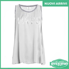  Canotta donna grafica in raso Deha maglia ragazza smanicata tempo libero casual