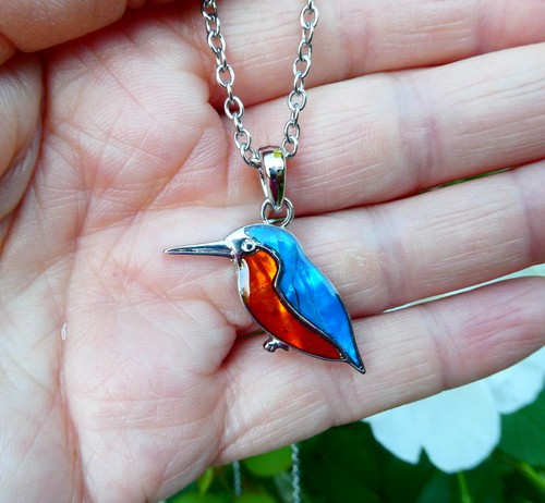 Collana catena blu - , ambra