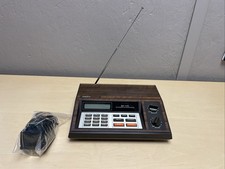 Radio d'epoca Uniden Bearcat-BC 170 16 canali scanner venature legno perdita memoria
