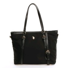 Borsa a tracolla US Polo Assn Houston nera tono TOTE BESTSELLER nuova