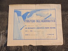 DIPLOMA BREVETTO PILOTA