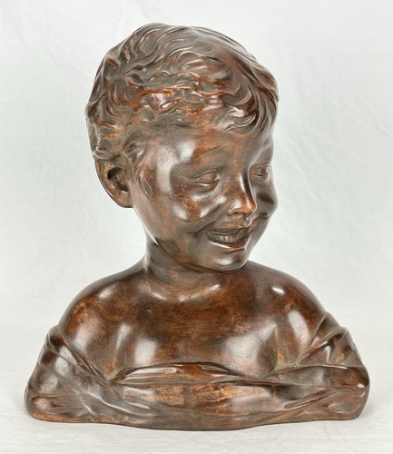 Busto terracotta vintage - terracotta,