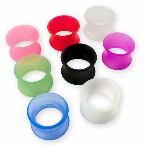 Flesh tunnel silicone - flesh,