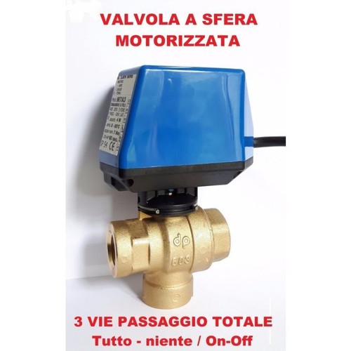 Valvola sfera motorizzata - valvola, a