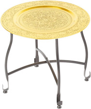Tavolino Marocchino in Metallo
