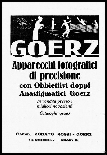 Pubblicita 1925 goerz - 1925,