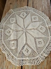 Centro Uncinetto Cotone Bianco