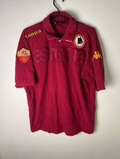 T-shirt polo AS Roma cotone