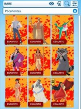 DISNEY TOPPS COLLECT - Pocahontas 25th Anniversary Collection Rare Set + Award