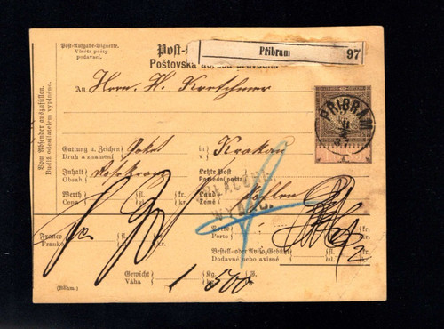 Austria 1897 cartolina - 1897,