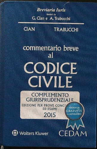 Commentario breve codice - commentario, al