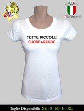 T-SHIRT TETTE PICCOLE CUORE