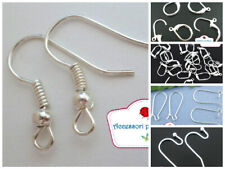 Monachelle e Ganci per Orecchini per Creazioni color Argento scegli (R4)