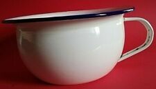 Vaso in metallo smaltato anni '40 - Marca Leone - Vintage