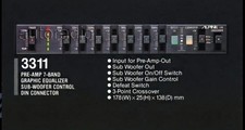 Alpine  Equalizzer 3311