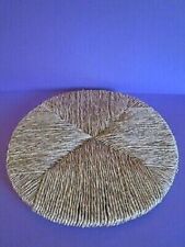 4 SEDUTE IN PAGLIA PALUSTRE ROTONDE DIAM CM.40