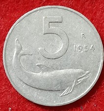 Moneta lire repubblica - moneta, 5