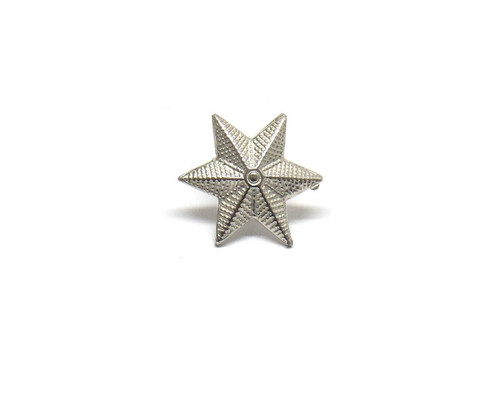 Stella argentata metallo 6 - stella, a