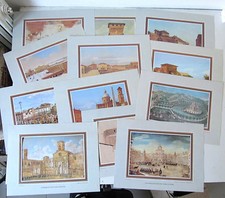 STAMPE/VEDUTE/TAVOLE A COLORI "LA STORIA DI REGGIO EMILIA RITROVATA" ( N°12 )