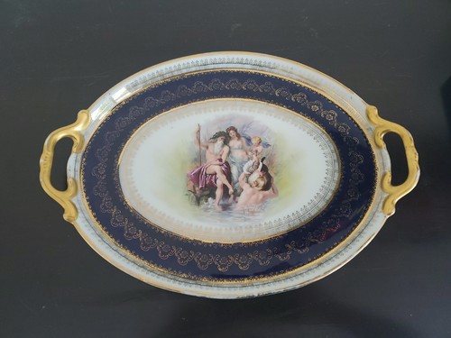 Vassoio vintage dresda - vintage,