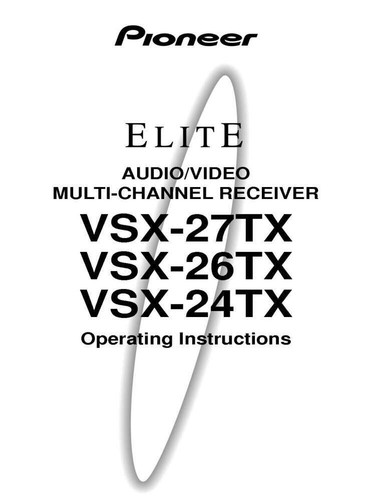 Pioneer vsx 27tx ricevitore - pioneer, vsx-27tx