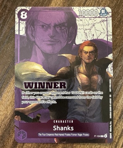 Shanks tournament winner 104 - shanks,