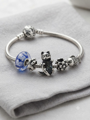 Trollbeads gatto innamorato - trollbeads,