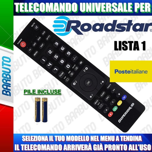 Telecomando universal roadstar - telecomando,