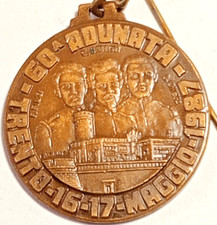 ALPINI 60°ADUNATA NAZIONALE-TRENTO 16-17 MAGGIO 1987 -MEDAGLIA MILITARE-USATA