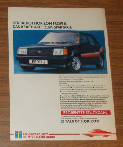 Rara pubblicità peugeot - pubblicità,