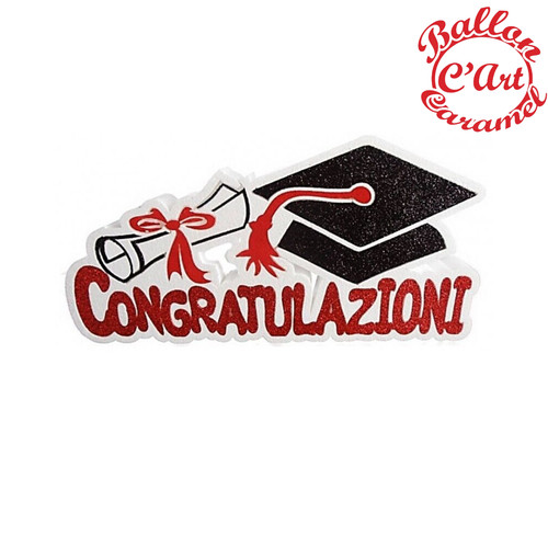 Scritta polistirolo laurea - scritta,