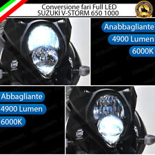 FARO FULL LED SUZUKI V-STROM 650 1000 ANABBAGLIANTI H7 ABBAGLIANTE H9 6000K