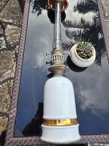 Lampada petrolio antica fine - a,