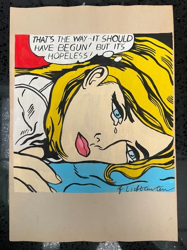 Roy lichtenstein fatto - roy, a