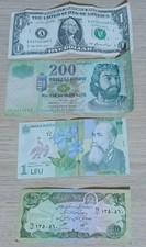 Lotto 4 Banconote Estere