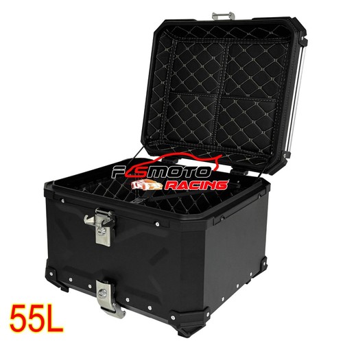 55l black motorcycle luggage - 55l,