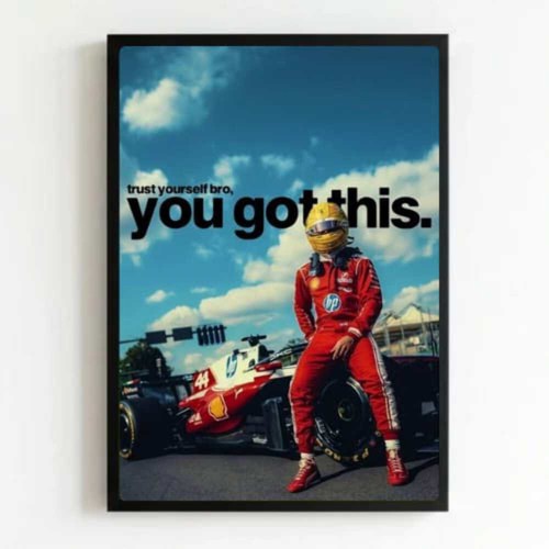 Lewis hamilton ferrari - lewis, poster