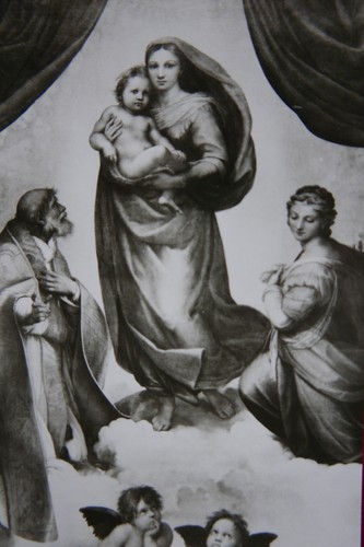 Cartolina artistica maria - cartolina,