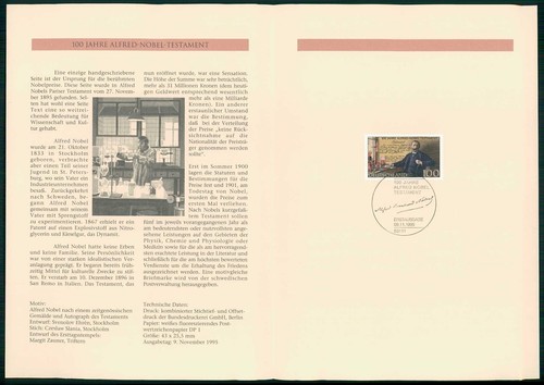 Germania folder 1995 - germania, premio