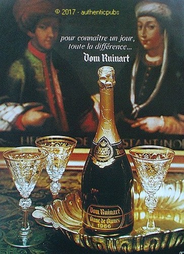 Publicite dom ruinart - publicite,